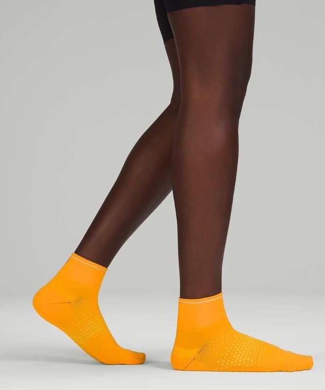 Lululemon MacroPillow Ankle Running Sock Medium Cushioning Strumpor Accessories Clementine | LHCS-90468