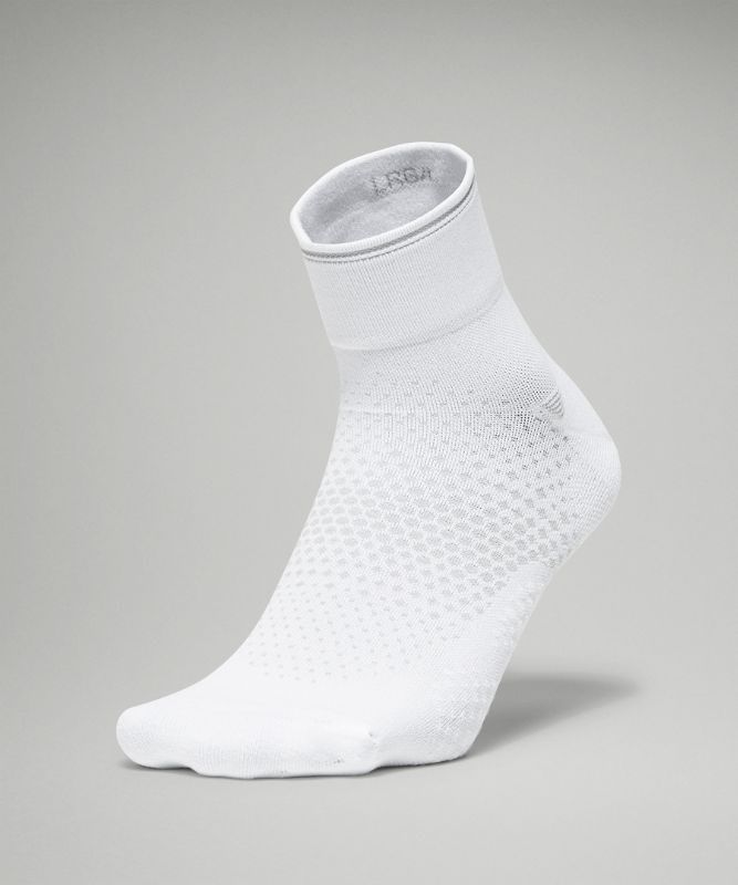 Lululemon MacroPillow Ankle Running Sock Medium Cushioning Strumpor Accessories Vita | JASC-19508