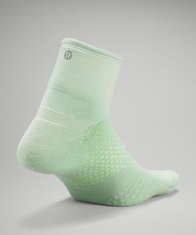 Lululemon MacroPillow Ankle Running Sock Medium Cushioning Strumpor Accessories Gröna | EVUL-45620