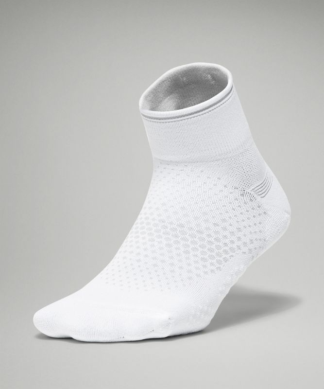 Lululemon MacroPillow Ankle Running Sock Medium Cushioning Strumpor Accessories Vita | VUOW-42790