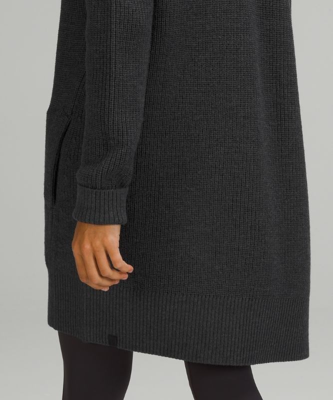 Lululemon Merino Wool Cardigan Tröjor Dam Svarta | KGVL-27805