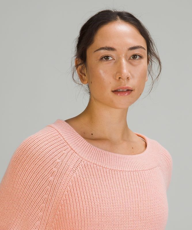 Lululemon Merino Wool Pullover Sweater Jumpers Dam Rosa Vita | ZUAY-78916