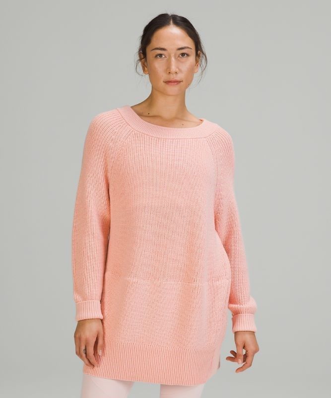 Lululemon Merino Wool Pullover Sweater Jumpers Dam Rosa Vita | ZUAY-78916