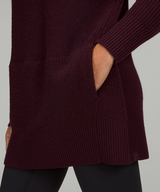 Lululemon Merino Wool Pullover Sweater Jumpers Dam Cassis | VFZP-86951