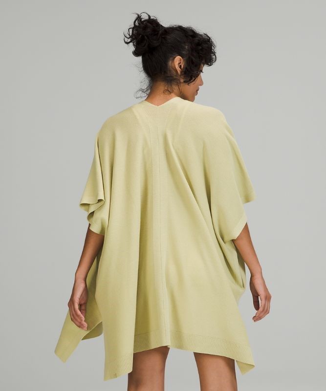 Lululemon Merino Wool Short Sleeve Wrap Tröjor Dam Gröna | PNTA-85031