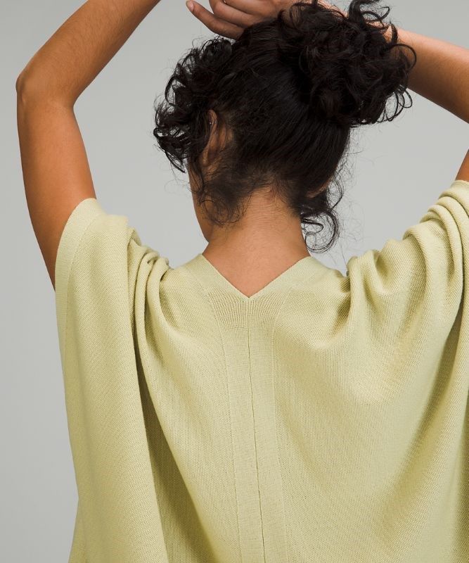 Lululemon Merino Wool Short Sleeve Wrap Tröjor Dam Gröna | PNTA-85031