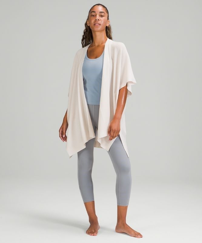 Lululemon Merino Wool Short Sleeve Wrap Tröjor Dam Vita | YQSV-82149