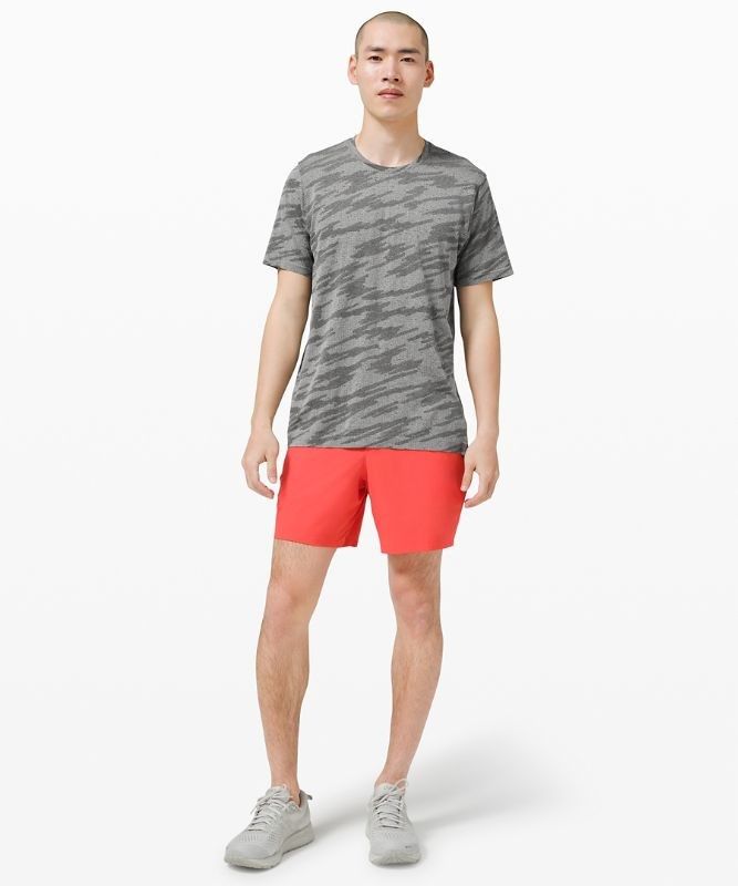 Lululemon Metal Vent Breathe SS Blast Herr Svarta | YDKG-06128