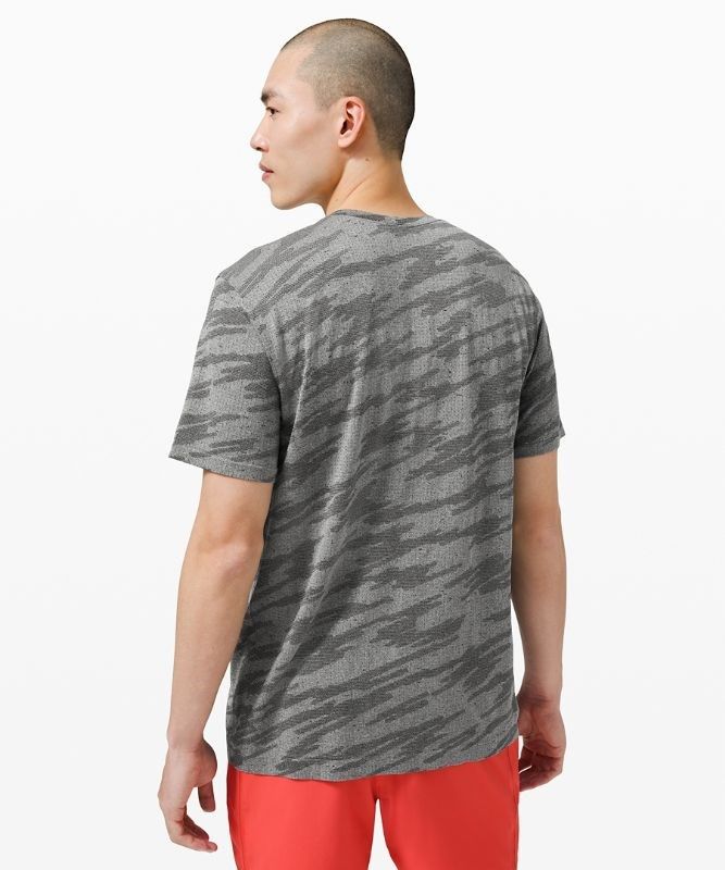 Lululemon Metal Vent Breathe SS Blast Herr Svarta | YDKG-06128