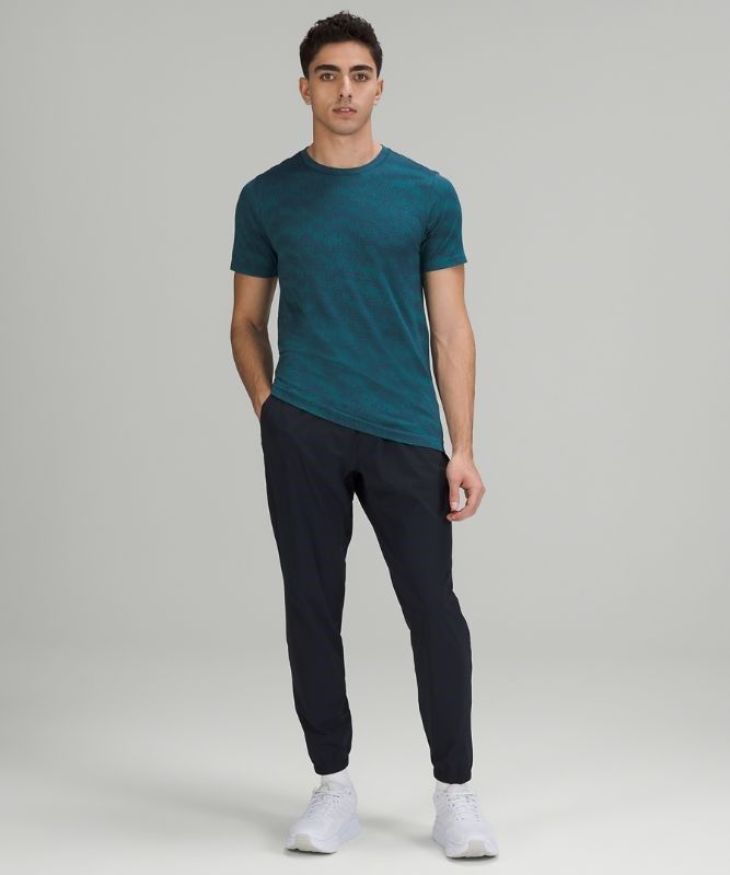 Lululemon Metal Vent Breathe T Blast Herr Half Tone Night Sea | JXDK-70263