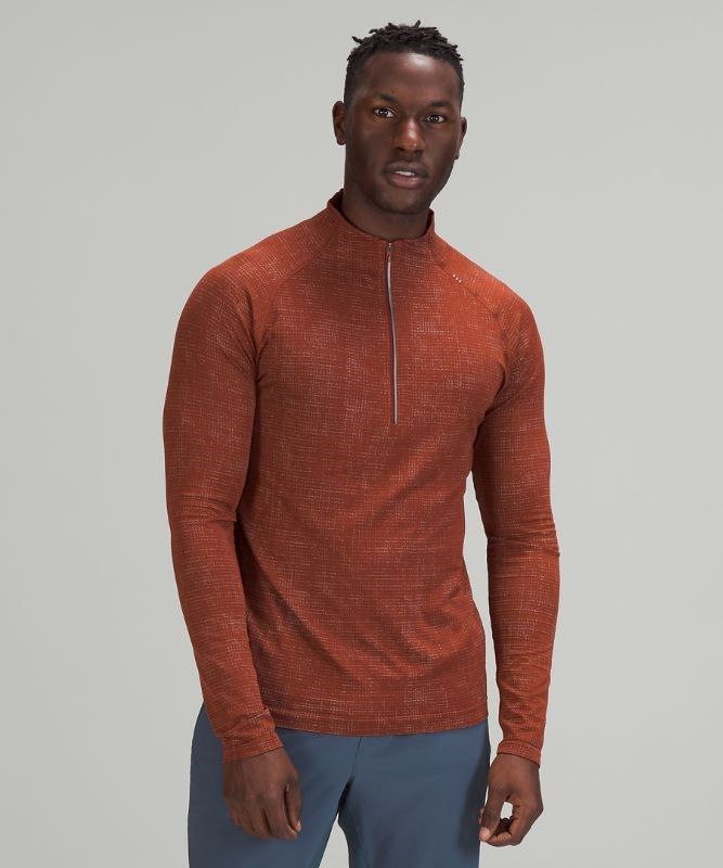 Lululemon Metal Vent Tech 1/2 Zip 2.0 Blast Herr Mintgröna Bruna | SNYZ-76349