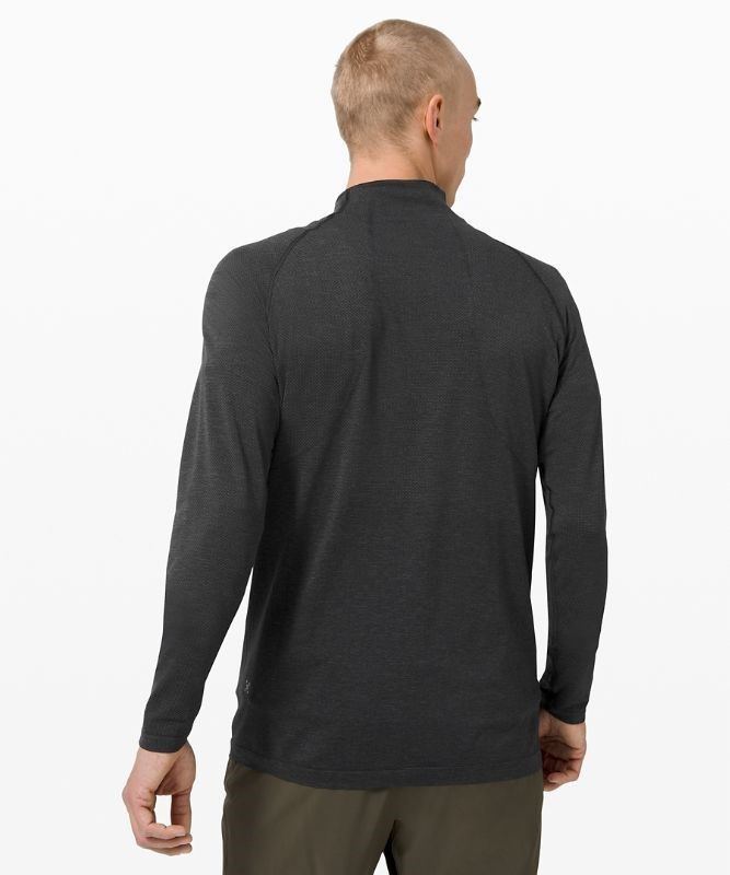 Lululemon Metal Vent Tech 1/2 Zip 2.0 Blast Herr Svarta Svarta | KYWN-36497