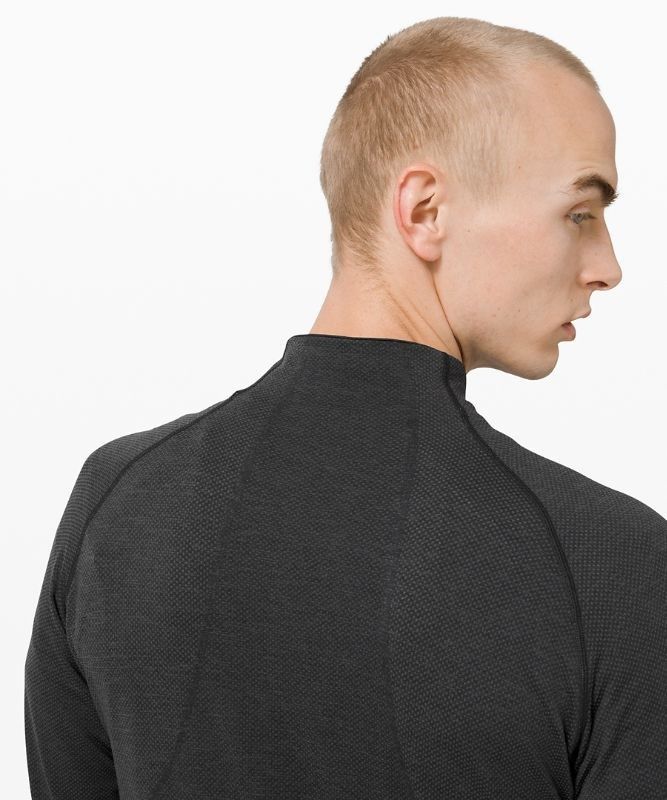 Lululemon Metal Vent Tech 1/2 Zip 2.0 Blast Herr Svarta Svarta | KYWN-36497