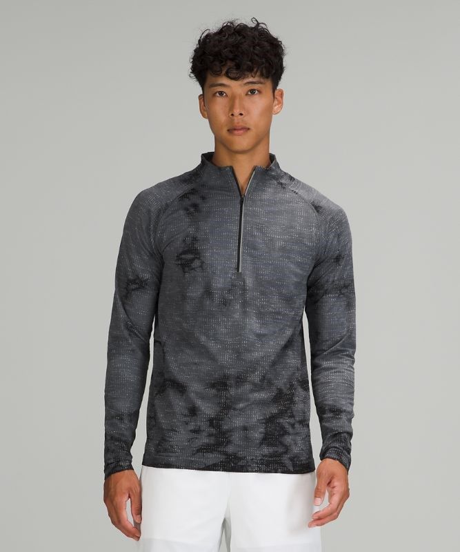 Lululemon Metal Vent Tech 1/2 Zip 2.0 Blast Herr Svarta | JDFN-14652