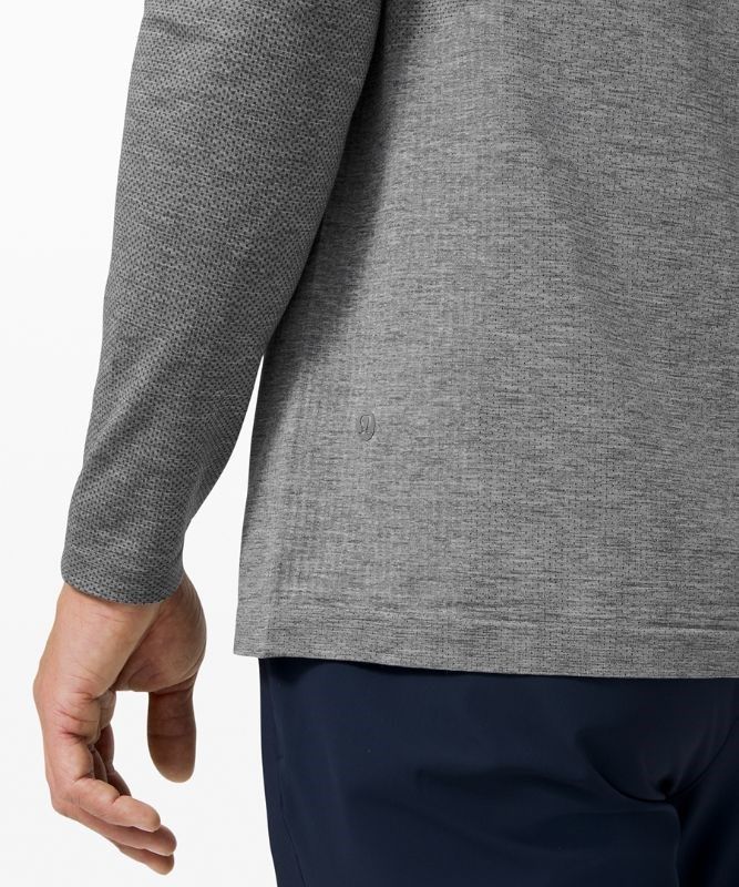 Lululemon Metal Vent Tech 1/2 Zip 2.0 Blast Herr Vita | YJID-13095