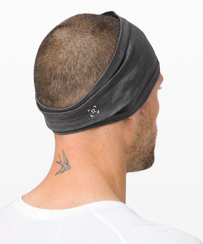 Lululemon Metal Vent Tech Headband Pannband Accessories Svarta | DIQC-07851