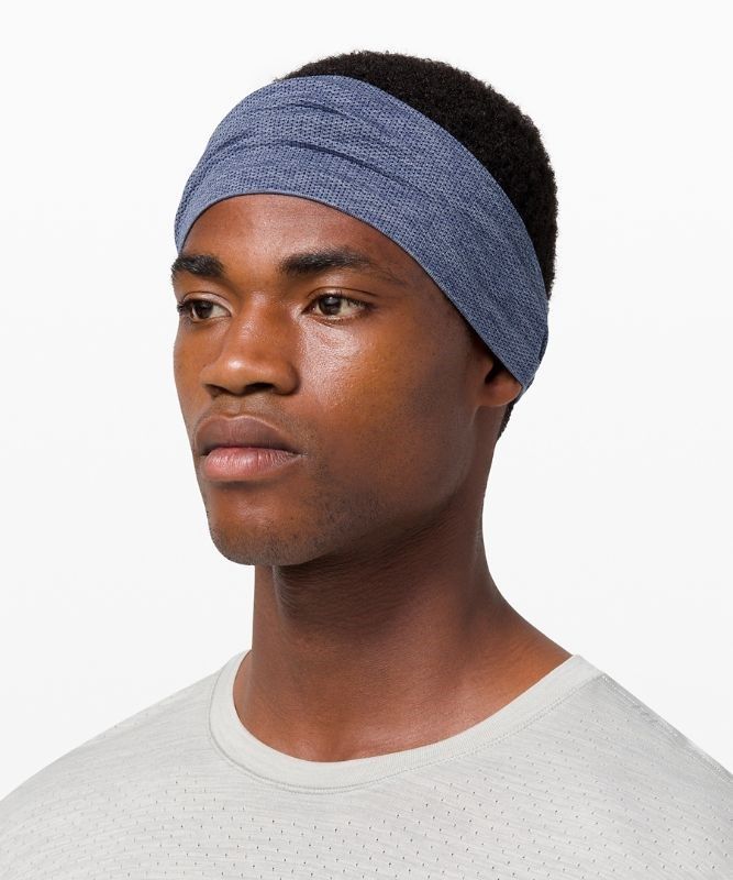 Lululemon Metal Vent Tech Headband Pannband Accessories Grå Blå | CGTL-49180