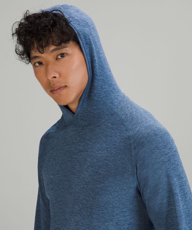 Lululemon Metal Vent Tech Hoodie 2.0 Hoodie Herr Grå Blå | HFVZ-27398