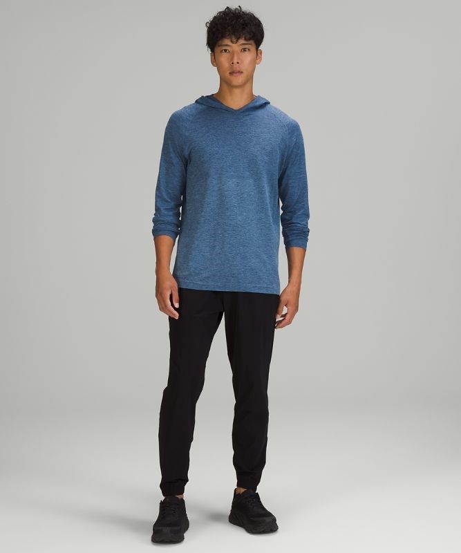 Lululemon Metal Vent Tech Hoodie 2.0 Hoodie Herr Grå Blå | HFVZ-27398