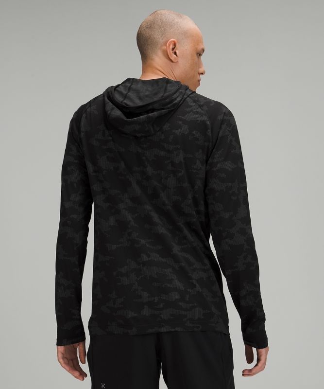 Lululemon Metal Vent Tech Hoodie 2.0 Hoodie Herr Camo Grå Svarta | UGSM-32685