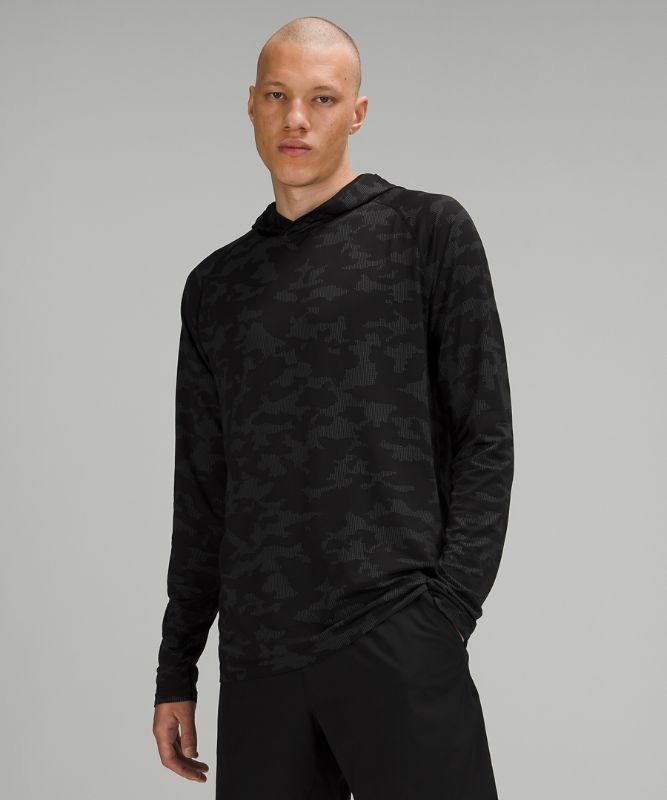 Lululemon Metal Vent Tech Hoodie 2.0 Hoodie Herr Camo Grå Svarta | UGSM-32685