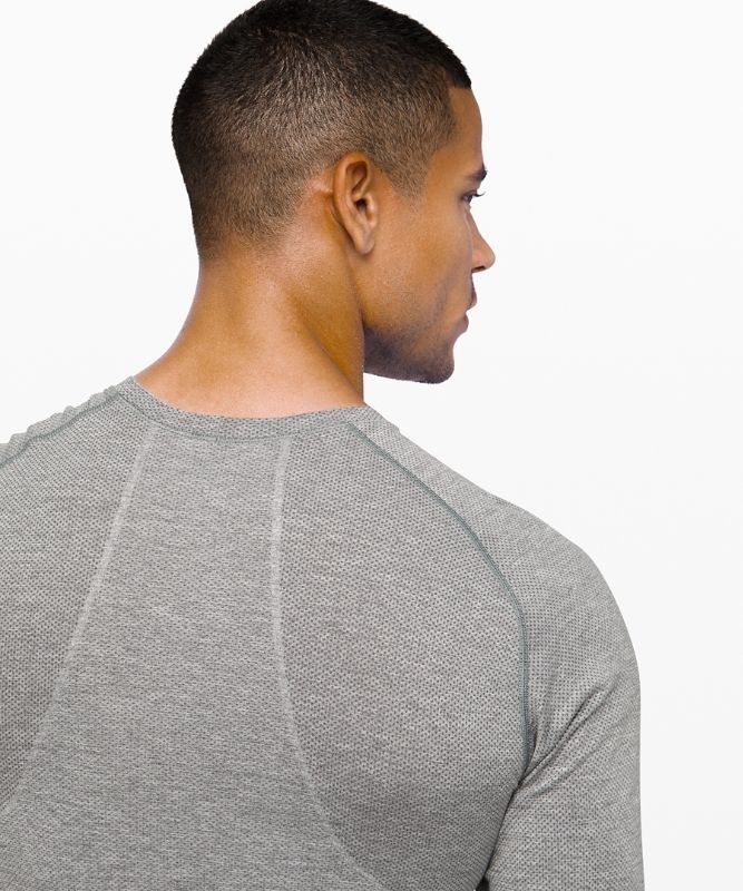 Lululemon Metal Vent Tech Long Sleeve 2.0 Blast Herr Vita | YHSF-53182