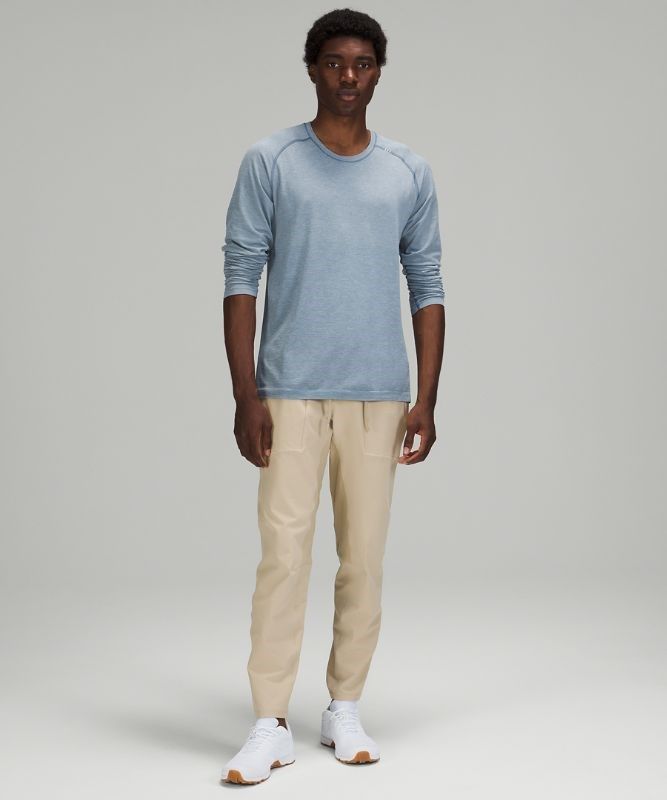 Lululemon Metal Vent Tech Long Sleeve 2.0 Blast Herr Vita Blå | ADUH-76329