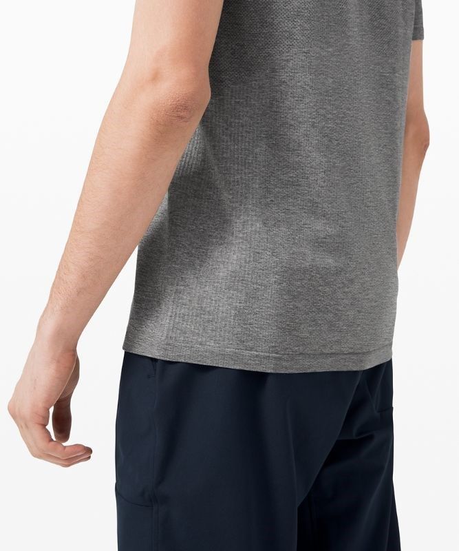 Lululemon Metal Vent Tech Polo 2.0 Blast Herr Vita | NMIC-87015
