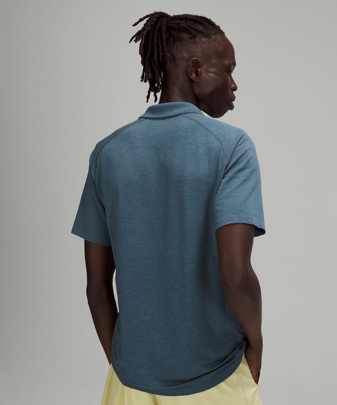 Lululemon Metal Vent Tech Polo 2.0 Blast Herr Blå Blå | NFDU-95716
