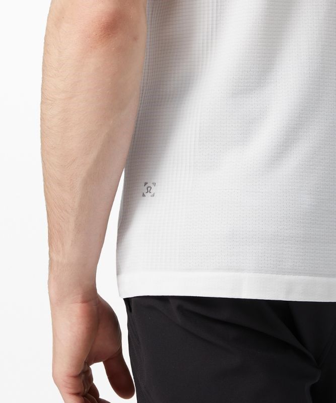 Lululemon Metal Vent Tech Polo 2.0 Blast Herr Vita Vita | NDUK-36804