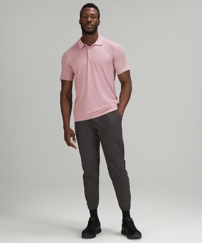Lululemon Metal Vent Tech Polo 2.0 Blast Herr Beige Rosa Grå Bruna | KWAX-26148