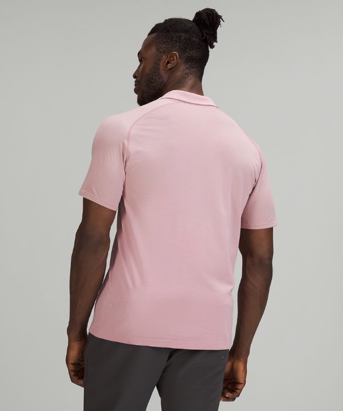 Lululemon Metal Vent Tech Polo 2.0 Blast Herr Beige Rosa Grå Bruna | KWAX-26148