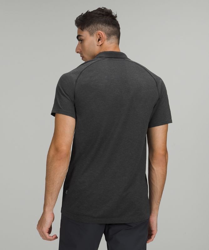 Lululemon Metal Vent Tech Polo 2.0 Blast Herr Svarta Svarta | BFGR-16284