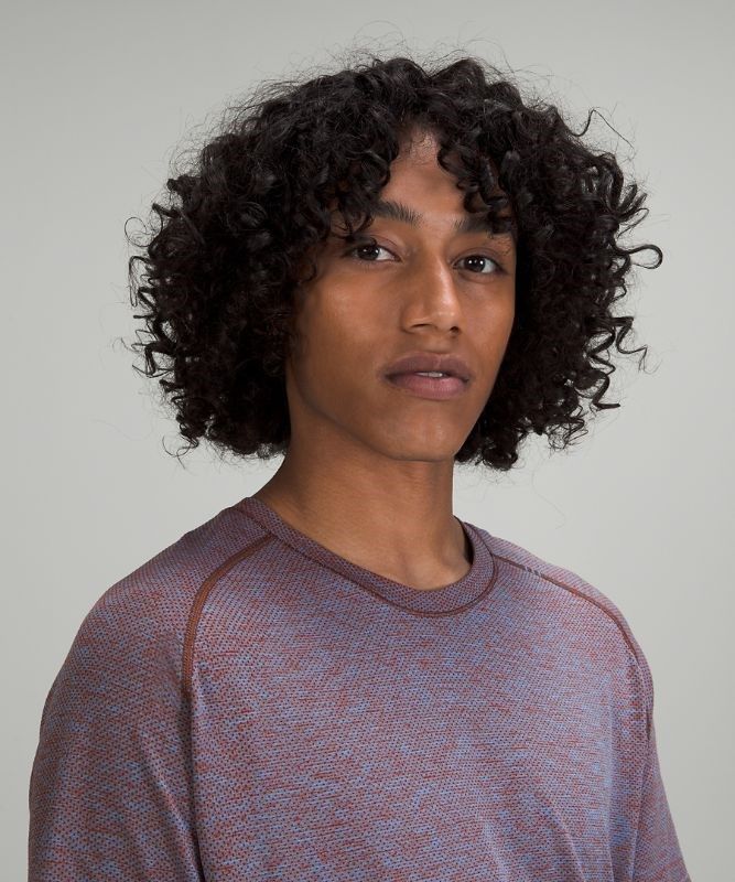 Lululemon Metal Vent Tech SS 2.0 Blast Herr Bruna Blå | RGFT-97352