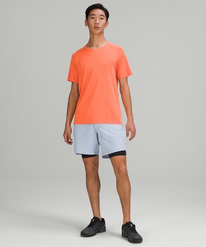 Lululemon Metal Vent Tech SS 2.0 Blast Herr Korall Orange | CITY-64192