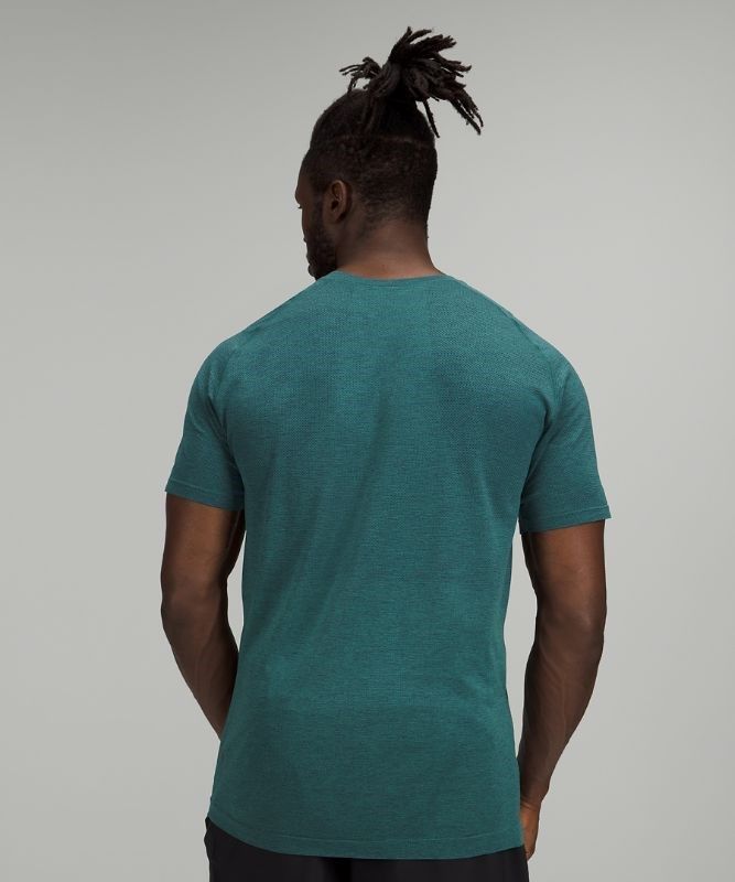 Lululemon Metal Vent Tech SS 2.0 Blast Herr Night Sea | XJSK-64785