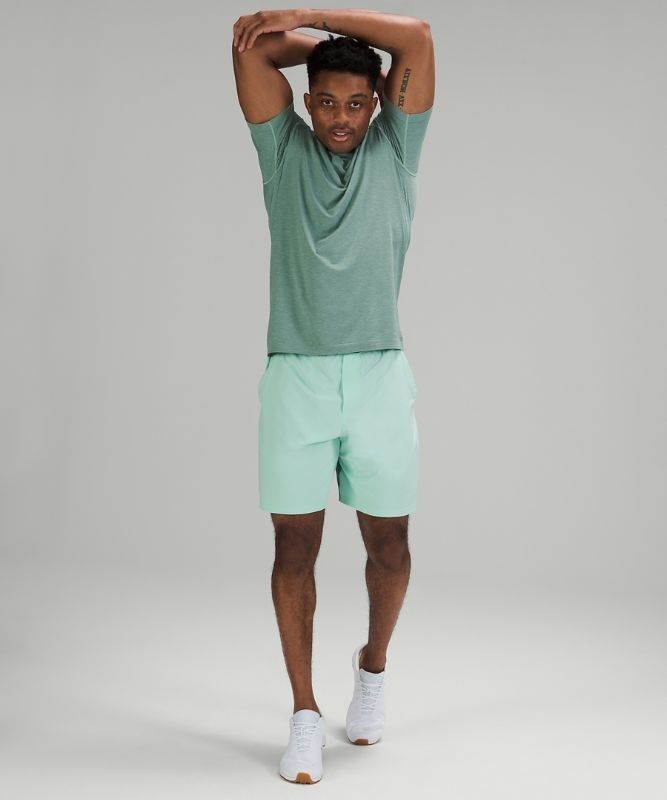 Lululemon Metal Vent Tech Short Sleeve Shirt 2.0 Blast Herr Mintgröna Turkos | SMAD-23150