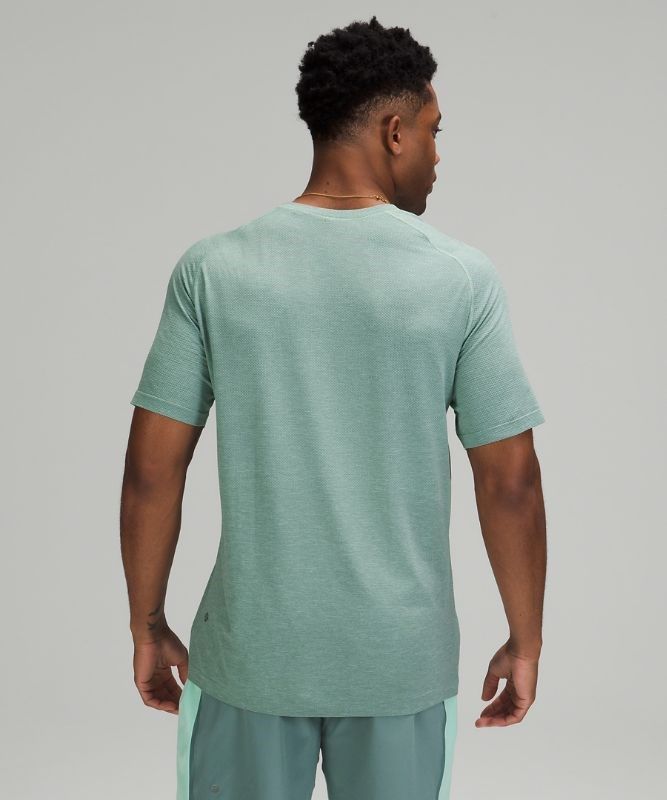 Lululemon Metal Vent Tech Short Sleeve Shirt 2.0 Blast Herr Mintgröna Turkos | SMAD-23150