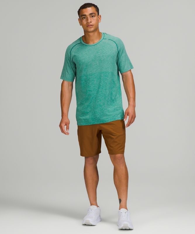 Lululemon Metal Vent Tech Short Sleeve Shirt 2.0 Blast Herr Mintgröna Turkos Blå | SHCJ-43217