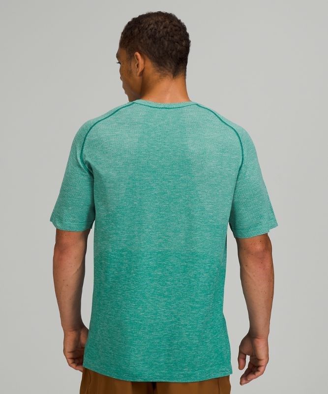 Lululemon Metal Vent Tech Short Sleeve Shirt 2.0 Blast Herr Mintgröna Turkos Blå | SHCJ-43217