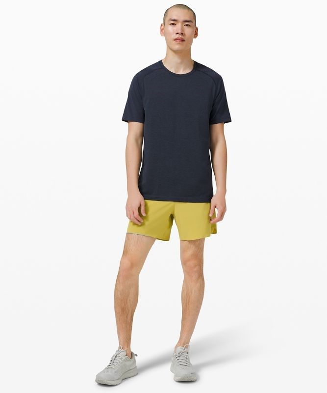 Lululemon Metal Vent Tech Short Sleeve Shirt 2.0 Blast Herr Blå Marinblå | GTNP-85674