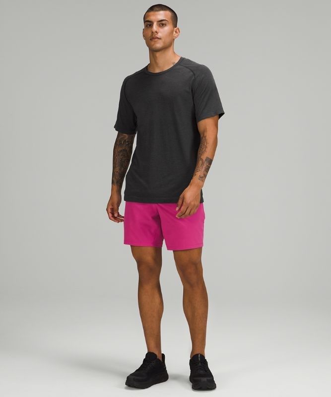 Lululemon Metal Vent Tech Short Sleeve Shirt 2.0 Blast Herr Svarta Svarta | ETXJ-90238
