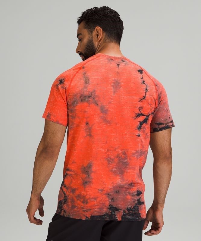 Lululemon Metal Vent Tech Short Sleeve Shirt 2.0 Blast Herr Röda Mörkgrå | CDXZ-63405