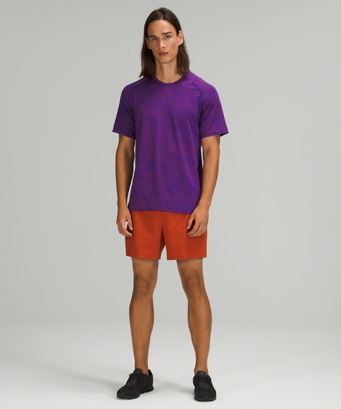 Lululemon Metal Vent Tech Short Sleeve Shirt 2.0 Blast Herr Röda Lila | BCUL-50267