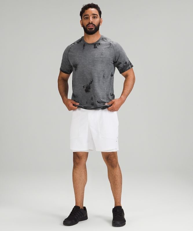 Lululemon Metal Vent Tech Short Sleeve Shirt 2.0 Blast Herr Svarta | XMFC-89273