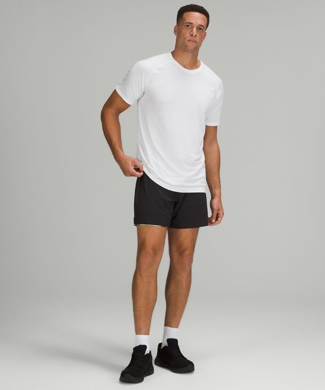 Lululemon Metal Vent Tech Short Sleeve Shirt 2.0 Blast Herr Vita Vita | VUJY-67390