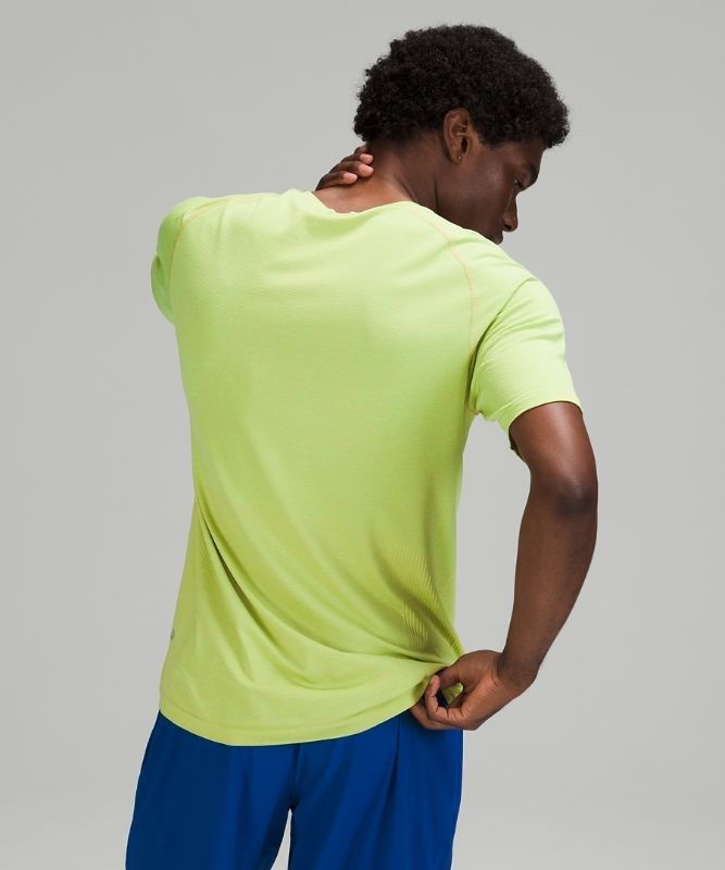 Lululemon Metal Vent Tech Short Sleeve Shirt 2.0 Blast Herr Mintgröna Gröna | UWMG-92684