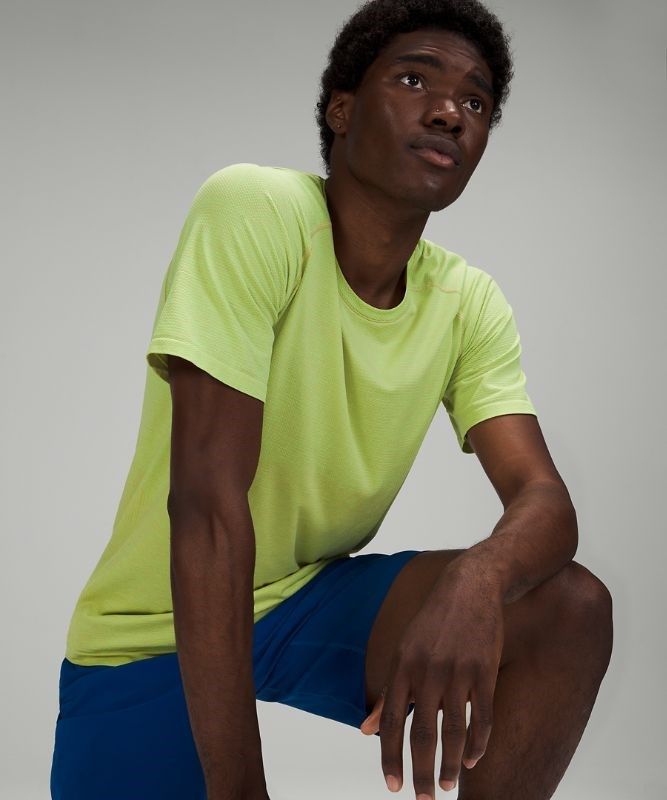 Lululemon Metal Vent Tech Short Sleeve Shirt 2.0 Blast Herr Mintgröna Gröna | UWMG-92684