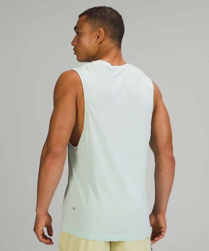 Lululemon Metal Vent Tech Sleeveless 2.0 Blast Herr Mintgröna Mintgröna | AVBW-29157