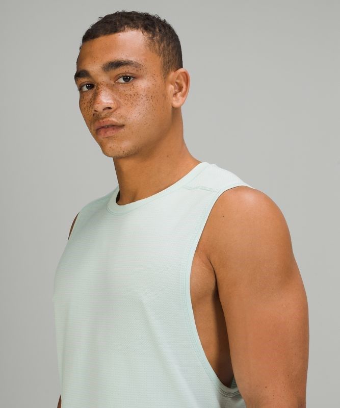 Lululemon Metal Vent Tech Sleeveless 2.0 Blast Herr Mintgröna Mintgröna | AVBW-29157